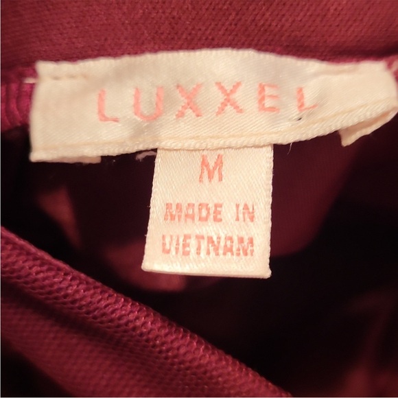 Dark Red Lace Tulle Cocktail Dress Medium - Picture 6 of 13